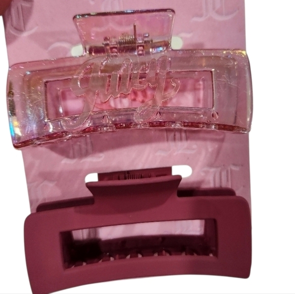 Juicy Couture Accessories - 💕▪️Juicy Couture▪️ Big Hair Plastic Claw Clips Set of 2